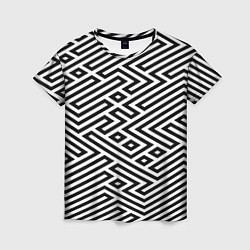 Женская футболка Optical illusion