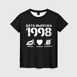 Женская футболка Дата выпуска 1998