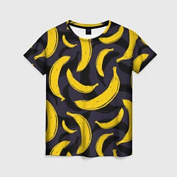 Женская футболка Бананы