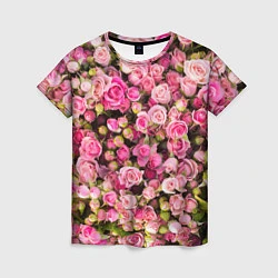 Женская футболка Розовый рай