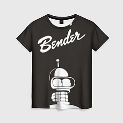 Футболка женская Bender Retro, цвет: 3D-принт