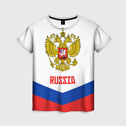 Футболка женская Russia Hockey Team, цвет: 3D-принт