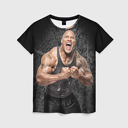 Женская футболка Dwayne Johnson