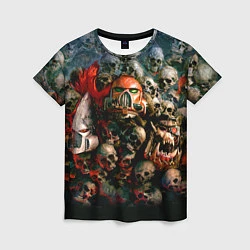 Женская футболка Warhammer 40k: Skulls