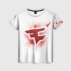 Женская футболка FaZe Clan: White collection