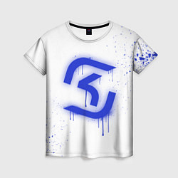 Женская футболка SK Gaming: White collection