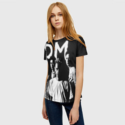 Футболка женская Depeche mode: black, цвет: 3D-принт — фото 2