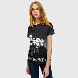 Футболка женская Depeche Mode: mono, цвет: 3D-принт — фото 2