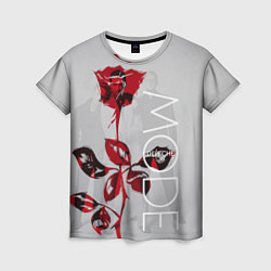 Женская футболка Depeche Mode: Red Rose