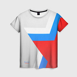 Женская футболка Звезда России