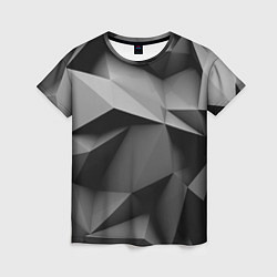 Женская футболка Gray abstraction