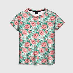 Женская футболка Розы
