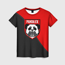 Футболка женская PandafxTM, цвет: 3D-принт