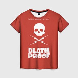 Женская футболка Deatch Proof Skull
