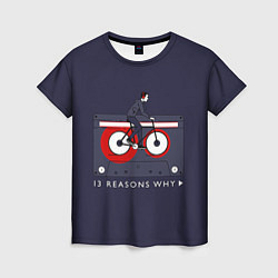 Женская футболка 13 reason why: Cassette