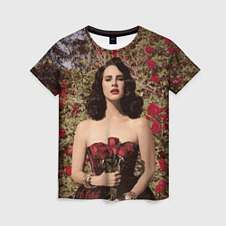 Женская футболка Lana Del Rey: Roses