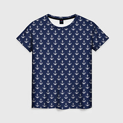 Женская футболка Морские якоря