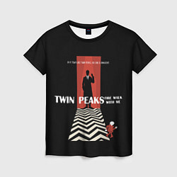 Футболка женская Twin Peaks Man, цвет: 3D-принт