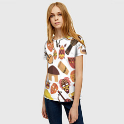 Футболка женская Гамбия, цвет: 3D-принт — фото 2