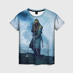 Женская футболка Battlefield Warrior