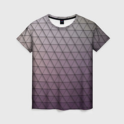 Женская футболка Кольчуга из треугольников