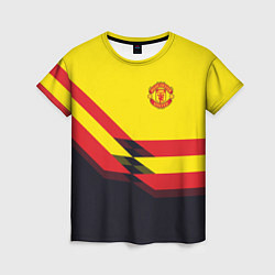 Женская футболка Man United FC: Yellow style