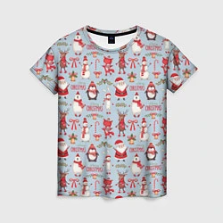 Женская футболка Рождественская Милота
