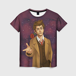 Женская футболка Доктор романтик