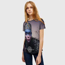 Футболка женская HellBlade, цвет: 3D-принт — фото 2