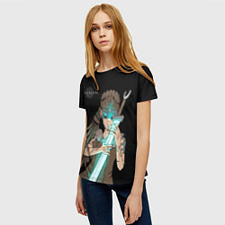 Футболка женская HellBlade, цвет: 3D-принт — фото 2