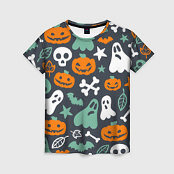 Женская футболка Halloween Monsters