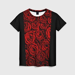 Женская футболка Унисекс / Красные розы