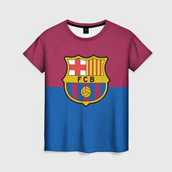 Футболка женская Barcelona FC: Duo Color, цвет: 3D-принт