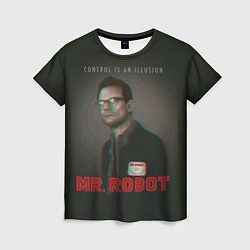 Женская футболка Mr Robot: Illusion