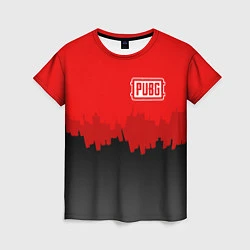 Женская футболка PUBG: City Blood