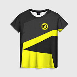 Футболка женская FC Borussia: Sport Geometry, цвет: 3D-принт