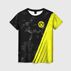 Женская футболка FC Borussia Dortmund: Abstract