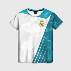Женская футболка FC Real Madrid: Abstract