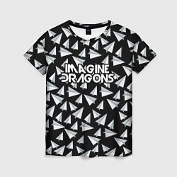 Женская футболка Imagine Dragons: Paper airplanes
