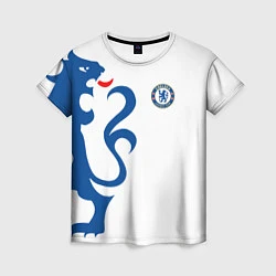 Футболка женская FC Chelsea: White Lion, цвет: 3D-принт