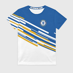 Футболка женская FC Chelsea: Colour Line, цвет: 3D-принт