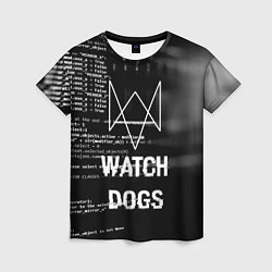 Футболка женская Watch Dogs: Hacker, цвет: 3D-принт