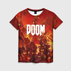 Женская футболка DOOM: Hellfire