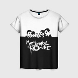 Футболка женская My Chemical Romance B&W, цвет: 3D-принт