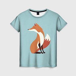 Женская футболка Minimal Fox