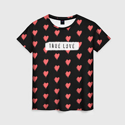 Женская футболка True Love