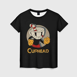 Женская футболка Cuphead: Mugman