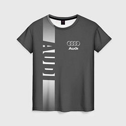 Женская футболка Audi: Grey Sport