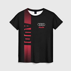 Женская футболка Audi: Black Sport