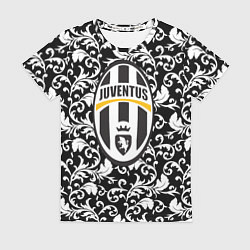 Футболка женская FC Juventus: Floral Logo, цвет: 3D-принт